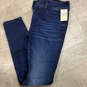 Dark Blue Denim Jeans